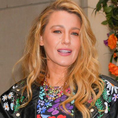 Blake Lively's floral nails