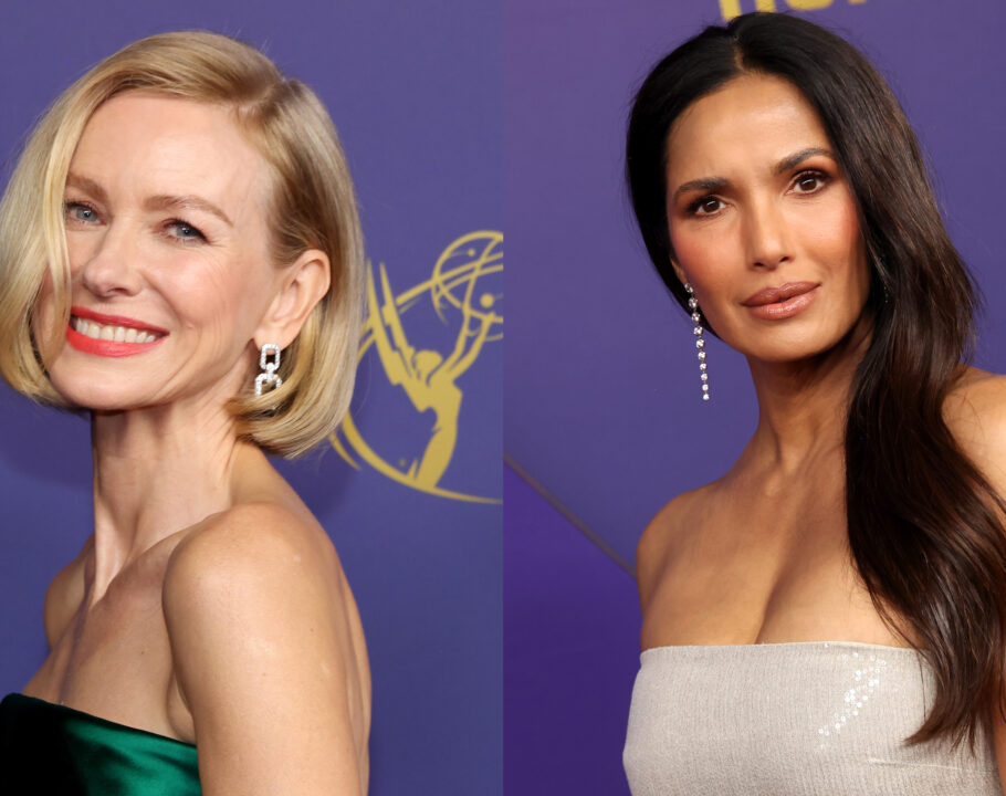 Naomi Watts and Padma Lakshmi on the 2024 Emmy Awards red carpet.