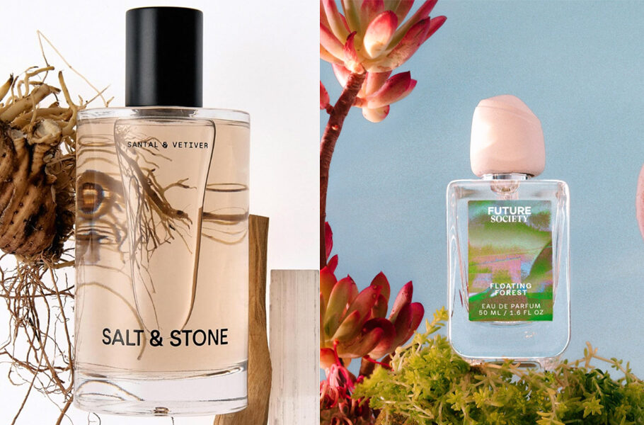 Salt & Stone Santal & Vetiver and Future Society Floating Forest fragrances